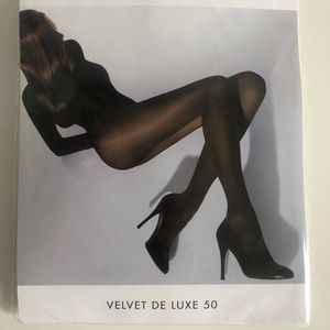 Wolford Tights - Dark Navy Size M